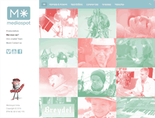 Tablet Screenshot of mediaspot.be
